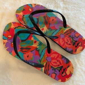 Billabong Tropical Floral Flip Flops